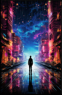 Neon City Dreams Poster