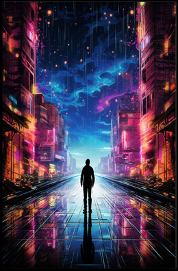 Neon City Dreams Poster