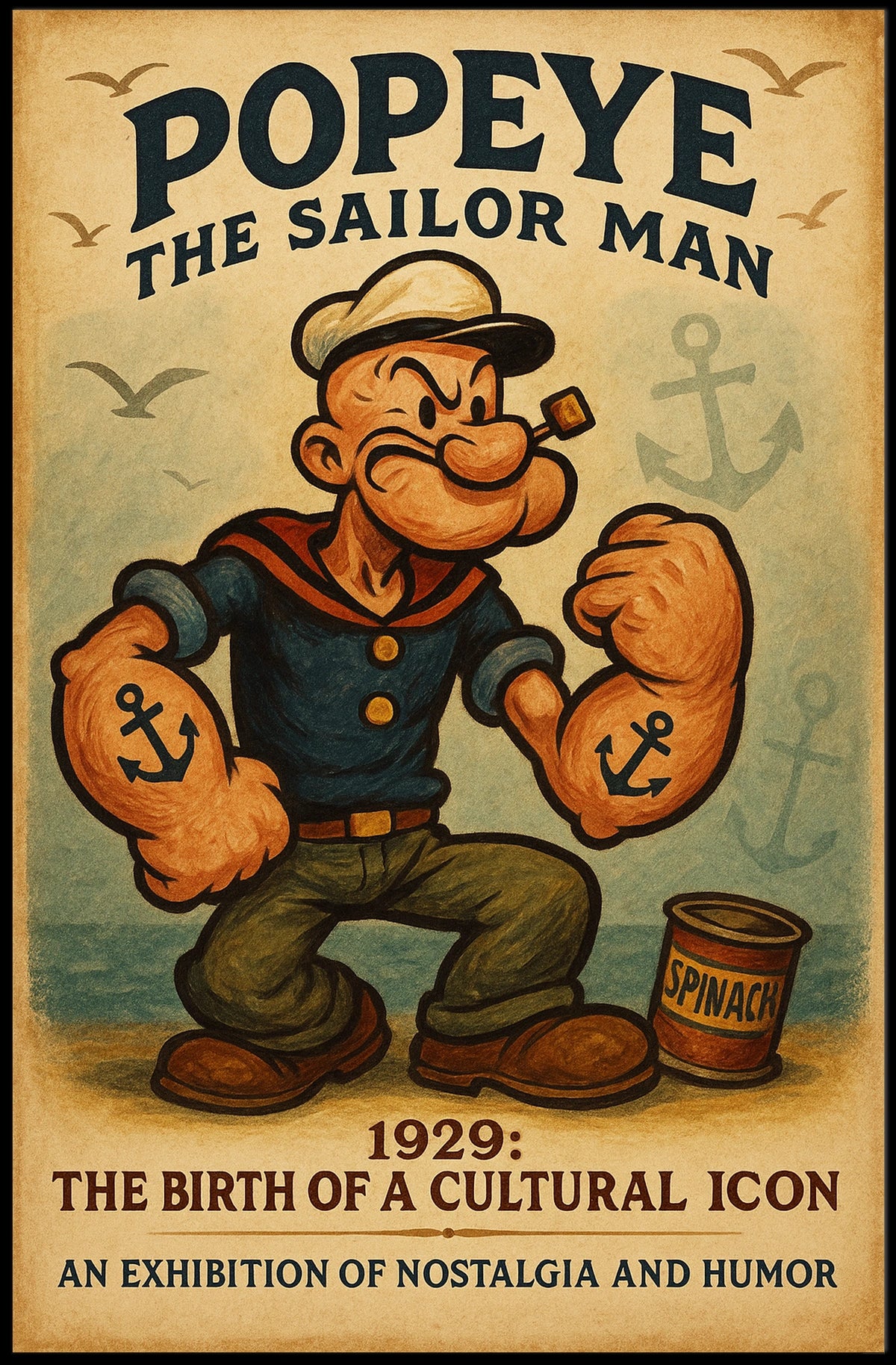 Popeye 1929 Art Poster POP-203