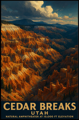 Cedar Breaks Natural Amphitheater Poster