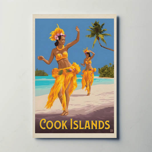 Cook Islands Vintage Poster
