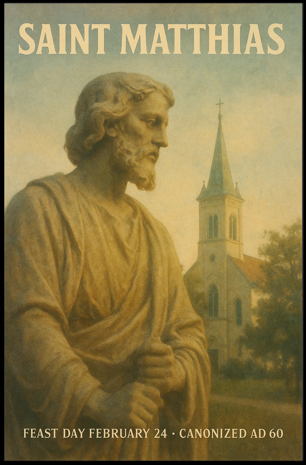 Saint Matthias Poster