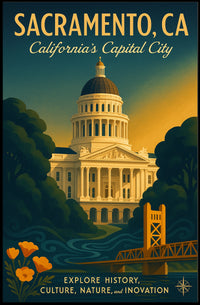 Discover Sacramento Poster