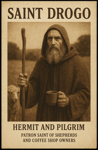 Saint Drogo Hermit And Pilgrim Poster