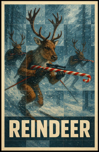Reindeer Patrol Poster