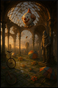 Surreal Circus Ruins Surreal Poster