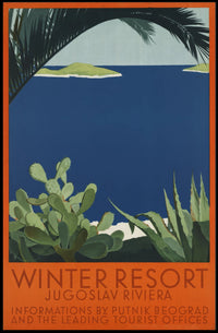 Winter Resort Jugoslav Riviera Poster