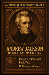 Andrew Jackson 7th President Poster