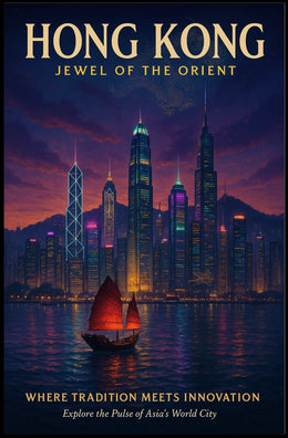 Hong Kong Jewel Of The Orient Poster