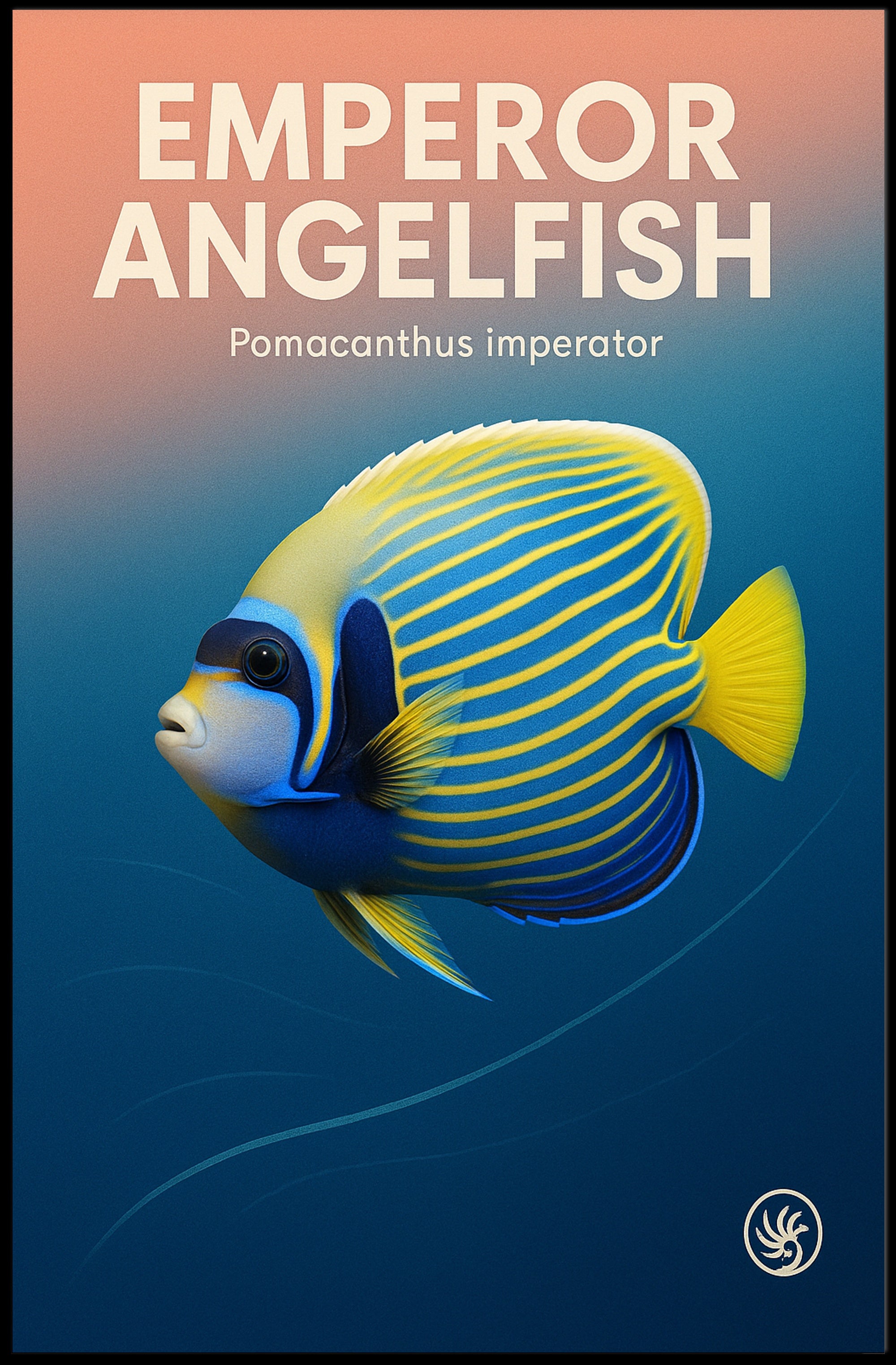 Emperor Angelfish Poster PosterGoat