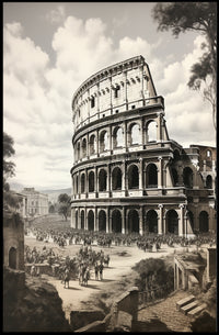 The Colosseum In Ancient Rome Poster