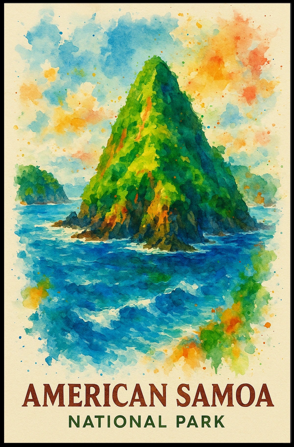 American Samoa National Park Poster