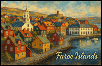 Faroe Islands Scenic View Poster