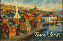 Faroe Islands Scenic View Poster