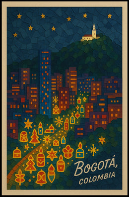 Bogotá, Colombia A Night Of Lights Poster