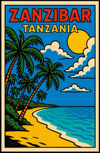 Abstract Tanzania Art Poster