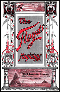 The Floyds Magic Show Art Nouveau Cultural Poster