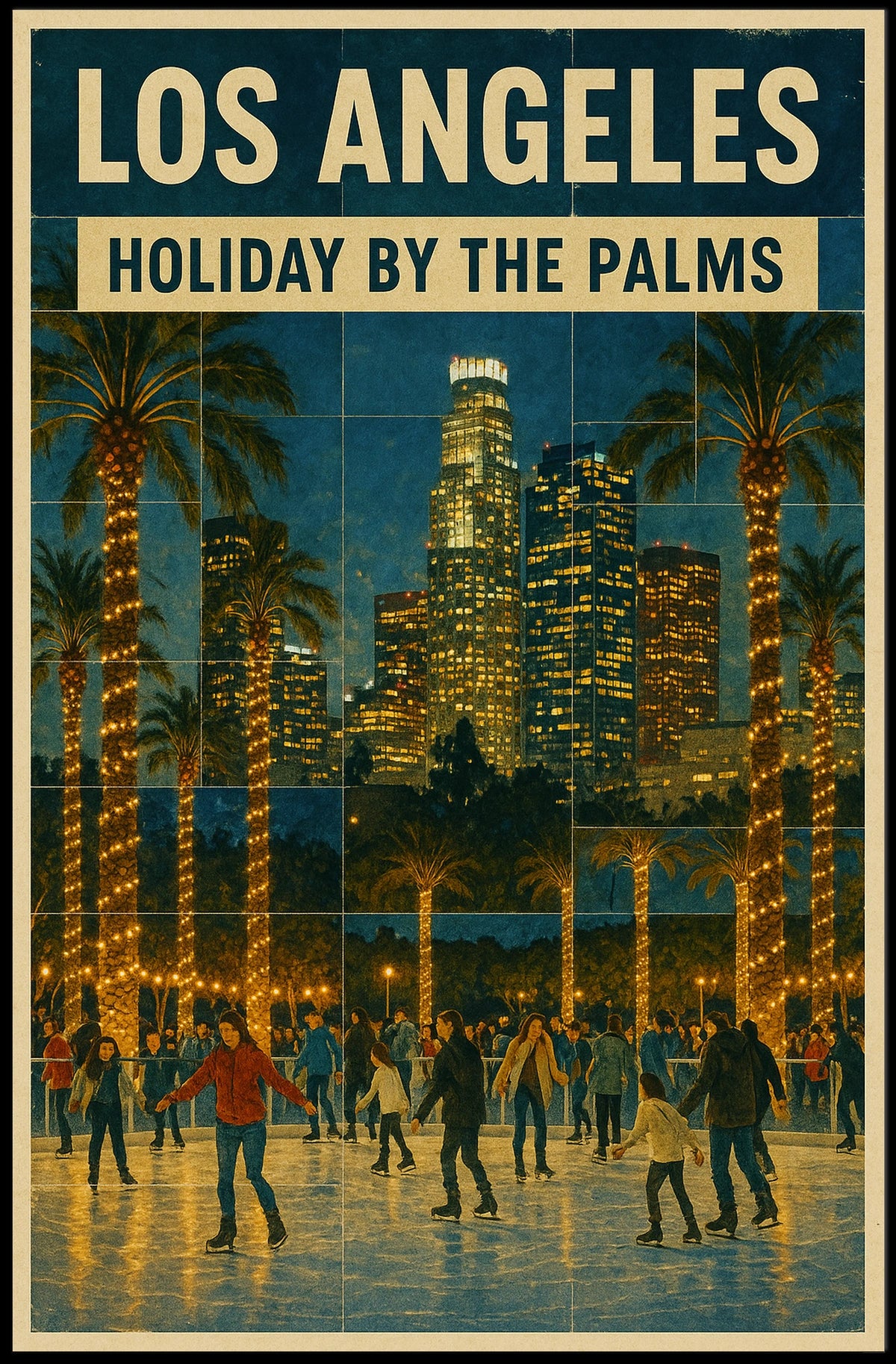 Holiday By The Palms In Los Angeles Poster