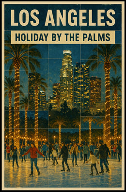 Holiday By The Palms In Los Angeles Poster