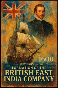 Formation of the British East India Company Poster