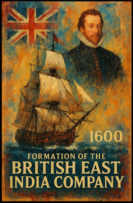 Formation of the British East India Company Poster