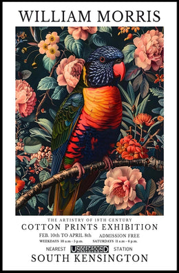 The Artistry of 19th Century Cotton Prints Poster
