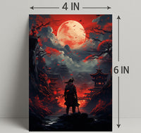 Samurai Under The Blood Moon Poster