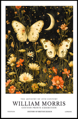 William Morris Celestial Cotton Prints Cultural or Heritage Poster