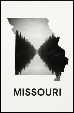 Missouri Landscape Art Poster
