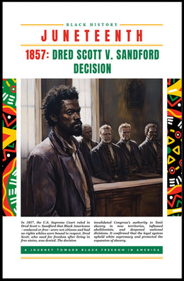 Dred Scott Decision 1857 Historical or Presidential Poster