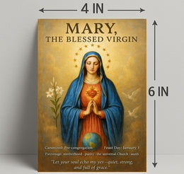 Mary, The Blessed Virgin Poster PosterGoat