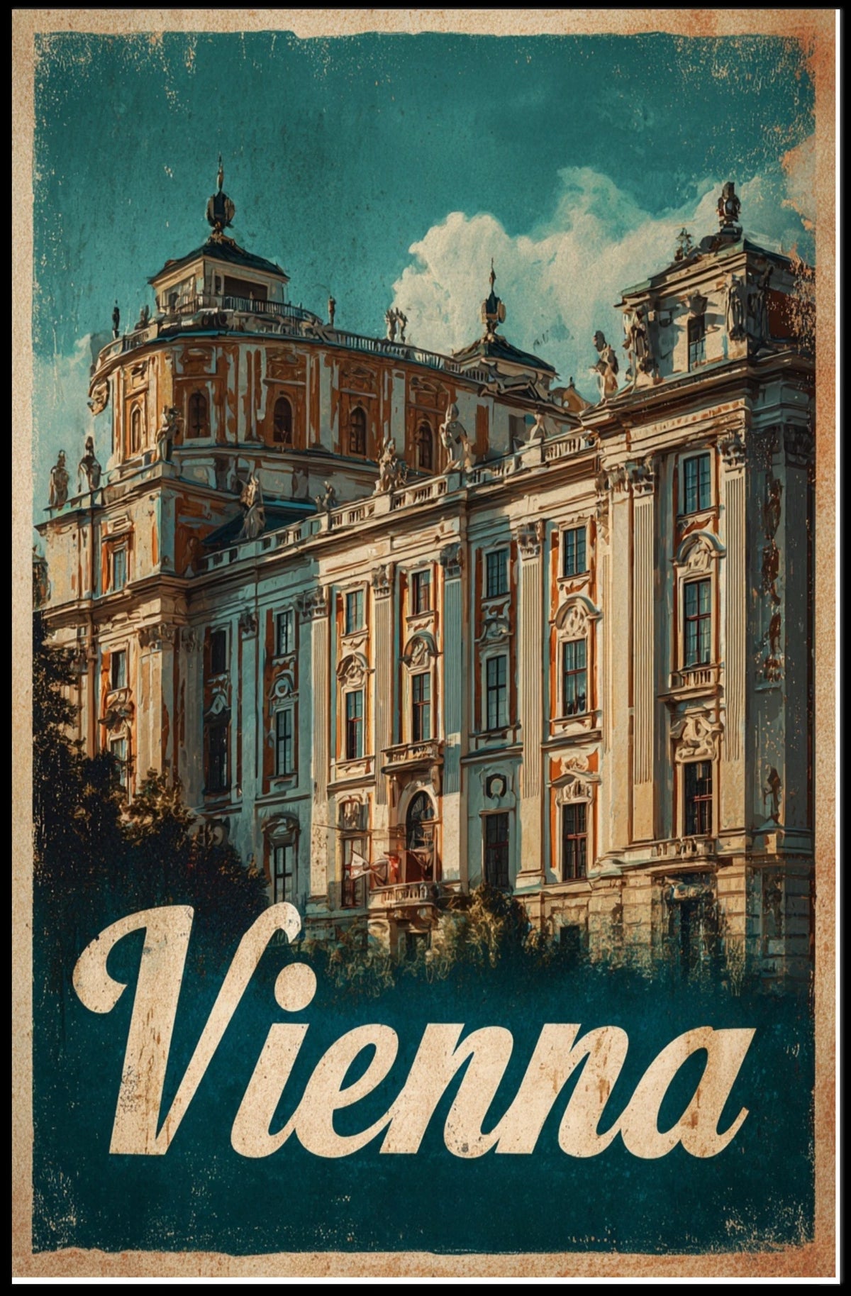 Vienna Architectural Elegance Poster