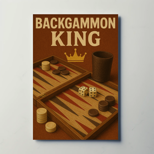 Vintage Poster Backgammon King