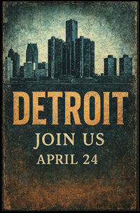 Detroit Invitation Poster PosterGoat