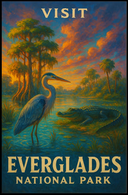 Visit Everglades National Park Poster