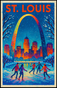St. Louis Winter Wonderland Poster