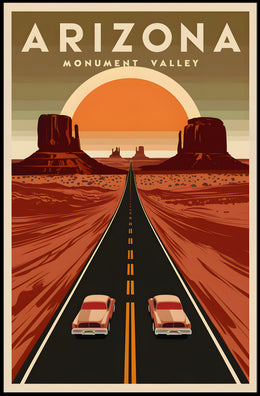 Journey Through Monument Valley Poster