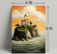 Tranquil Island Sanctuary Poster PosterGoat
