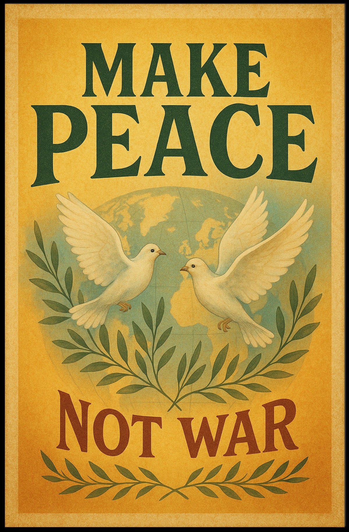 Make Peace Not War Poster