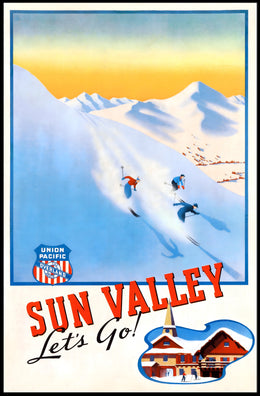 Sun Valley Ski Adventure Poster PosterGoat