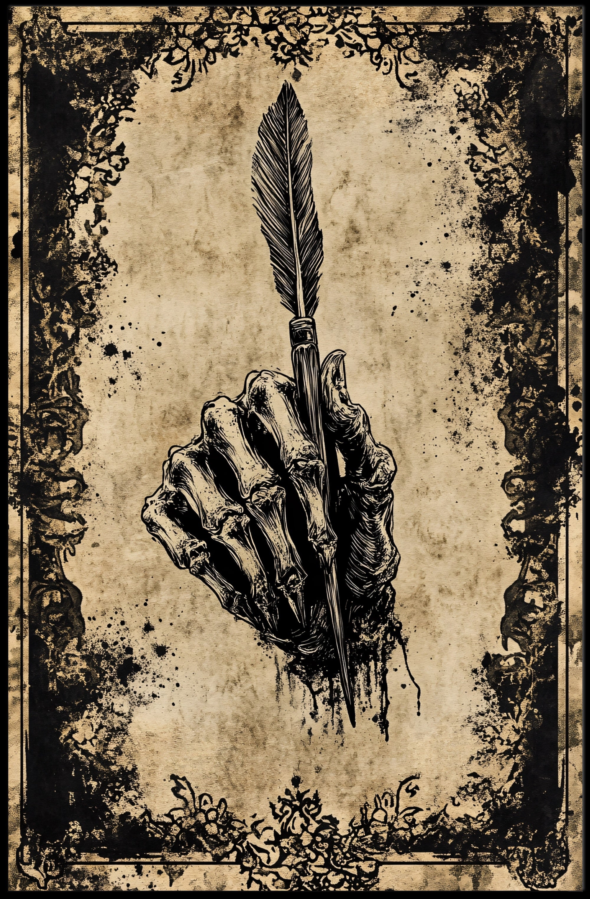 The Quill Of The Undead Poster