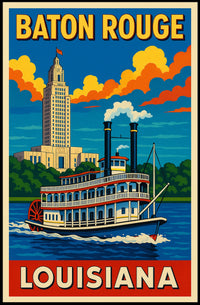 Baton Rouge Louisiana Poster