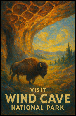 Visit Wind Cave National Park Poster