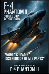 F-4 Phantom II Double Ugly Poster PosterGoat