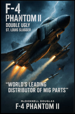 F-4 Phantom II Double Ugly Poster PosterGoat