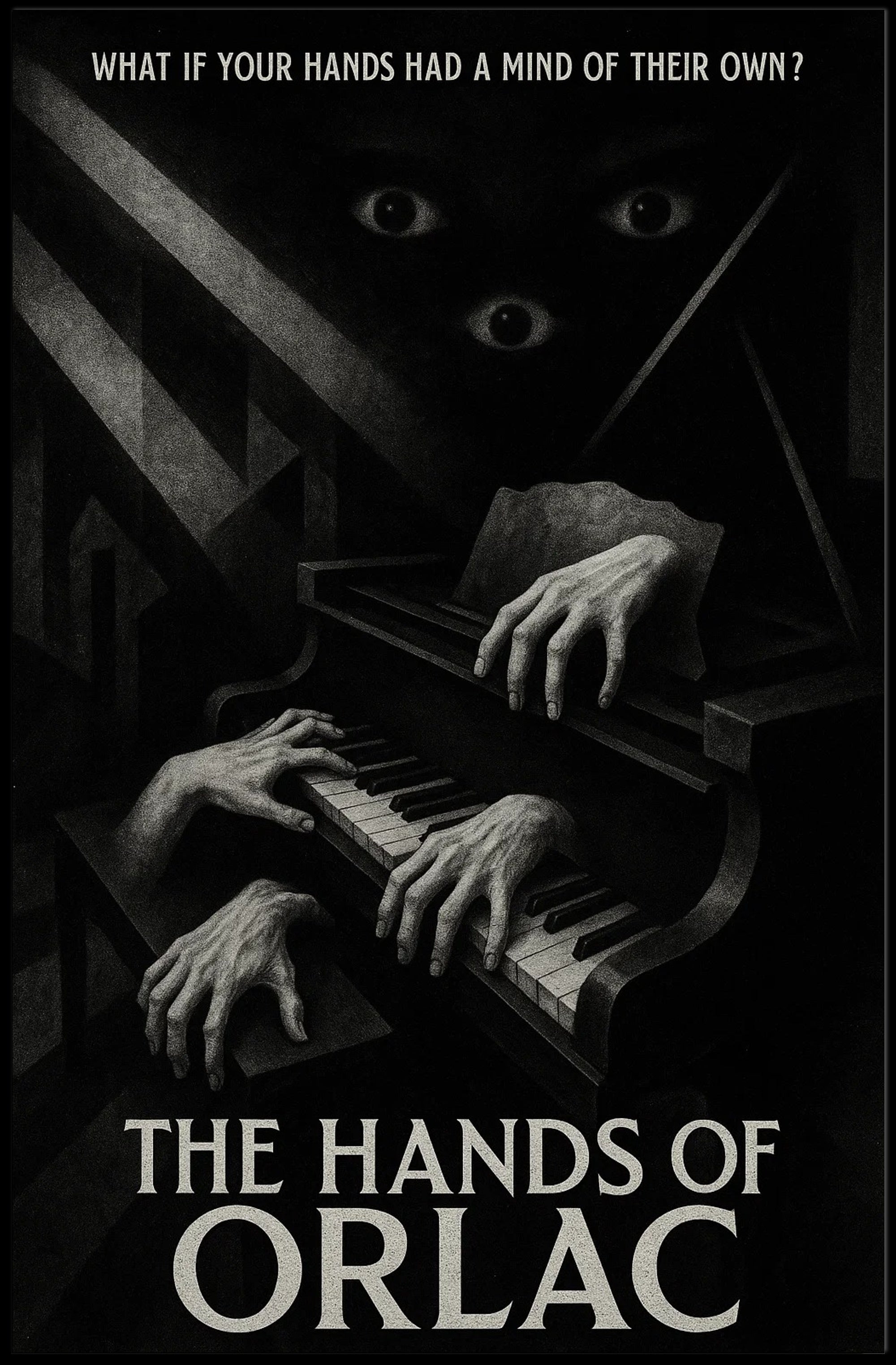 The Hands of Orlac: Abstract or Artistic Poster