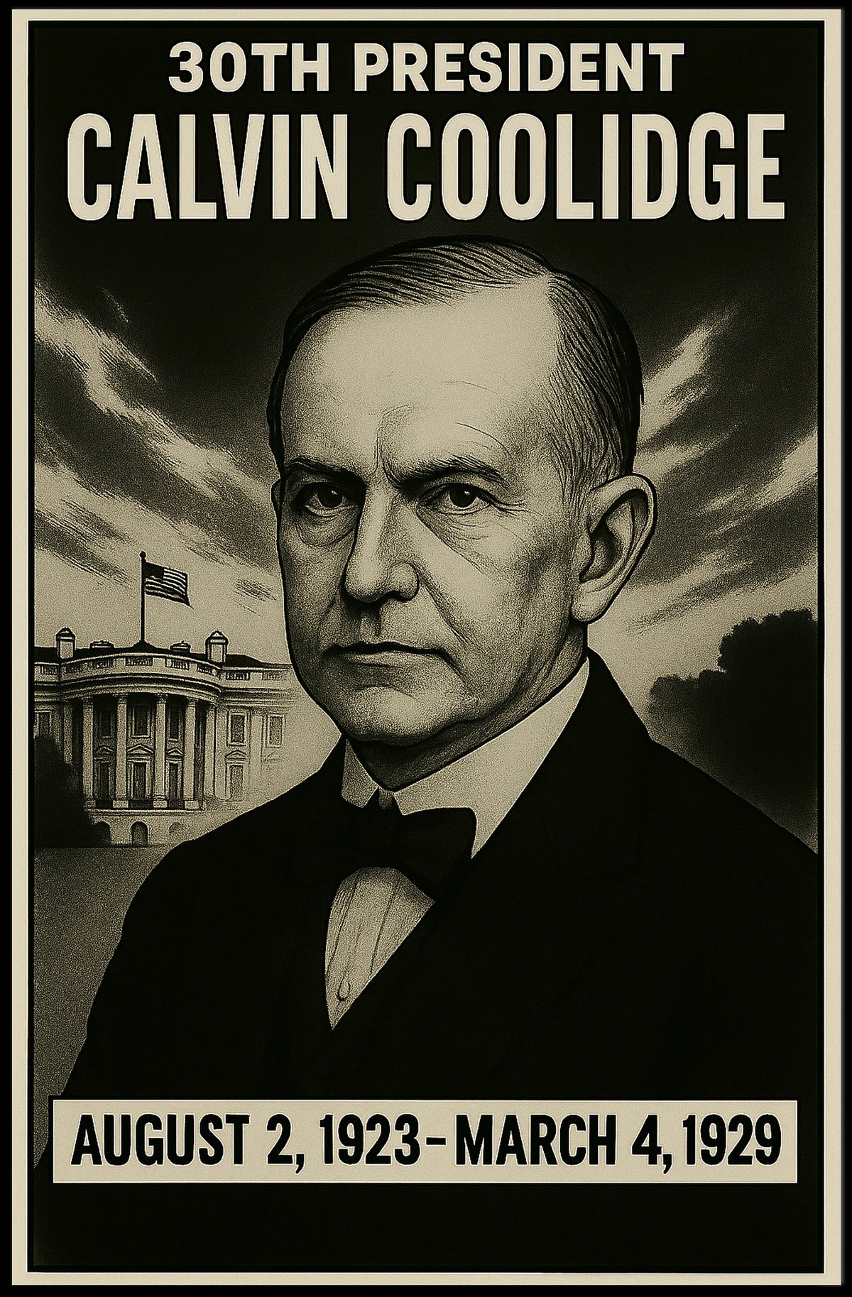 Calvin Coolidge 30Th President Poster