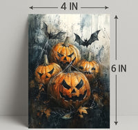 Haunted Pumpkins Poster