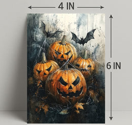 Haunted Pumpkins Poster