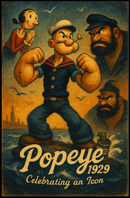 Popeye Celebrating an Icon Poster
